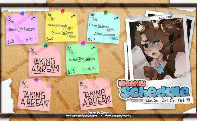 LeliaV's Schedule Design