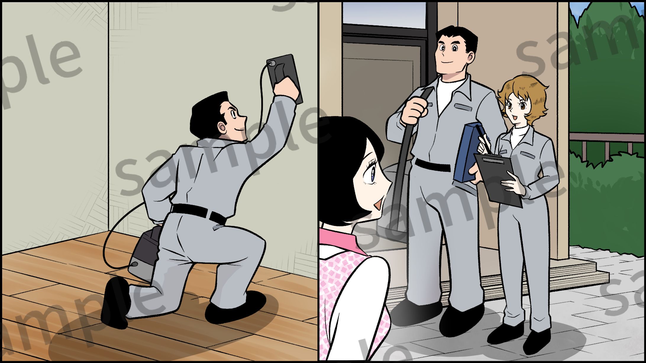 手塚治虫先生風イラスト-1