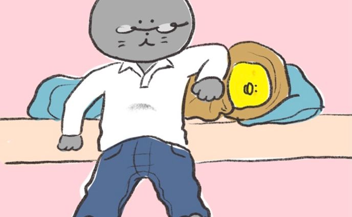 肘おき×しあわせ