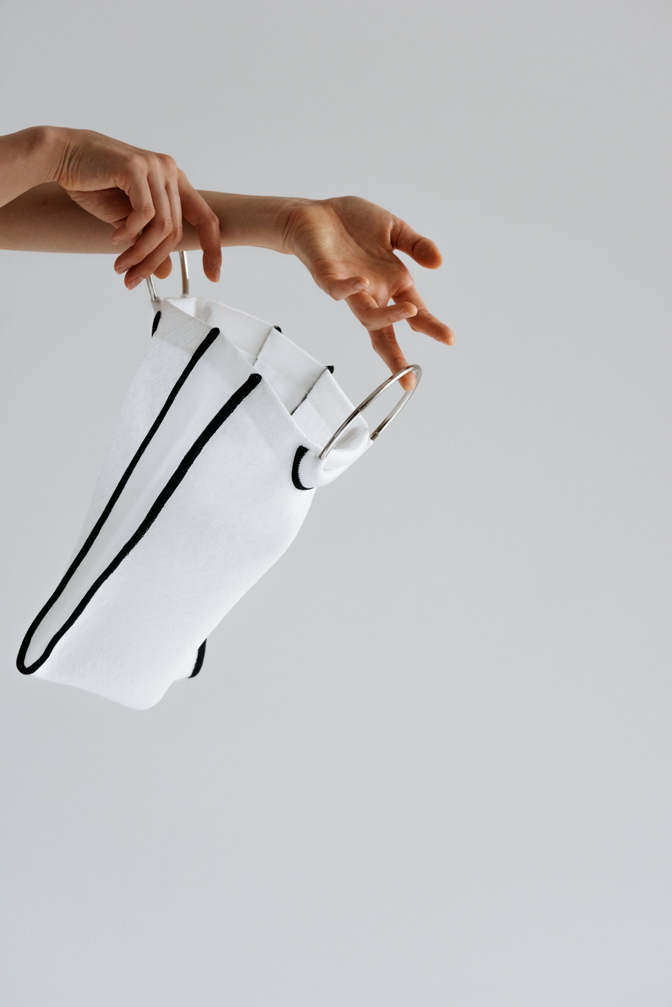 tunica ： brass rib shoulder bag / sheer JQ handbag-1