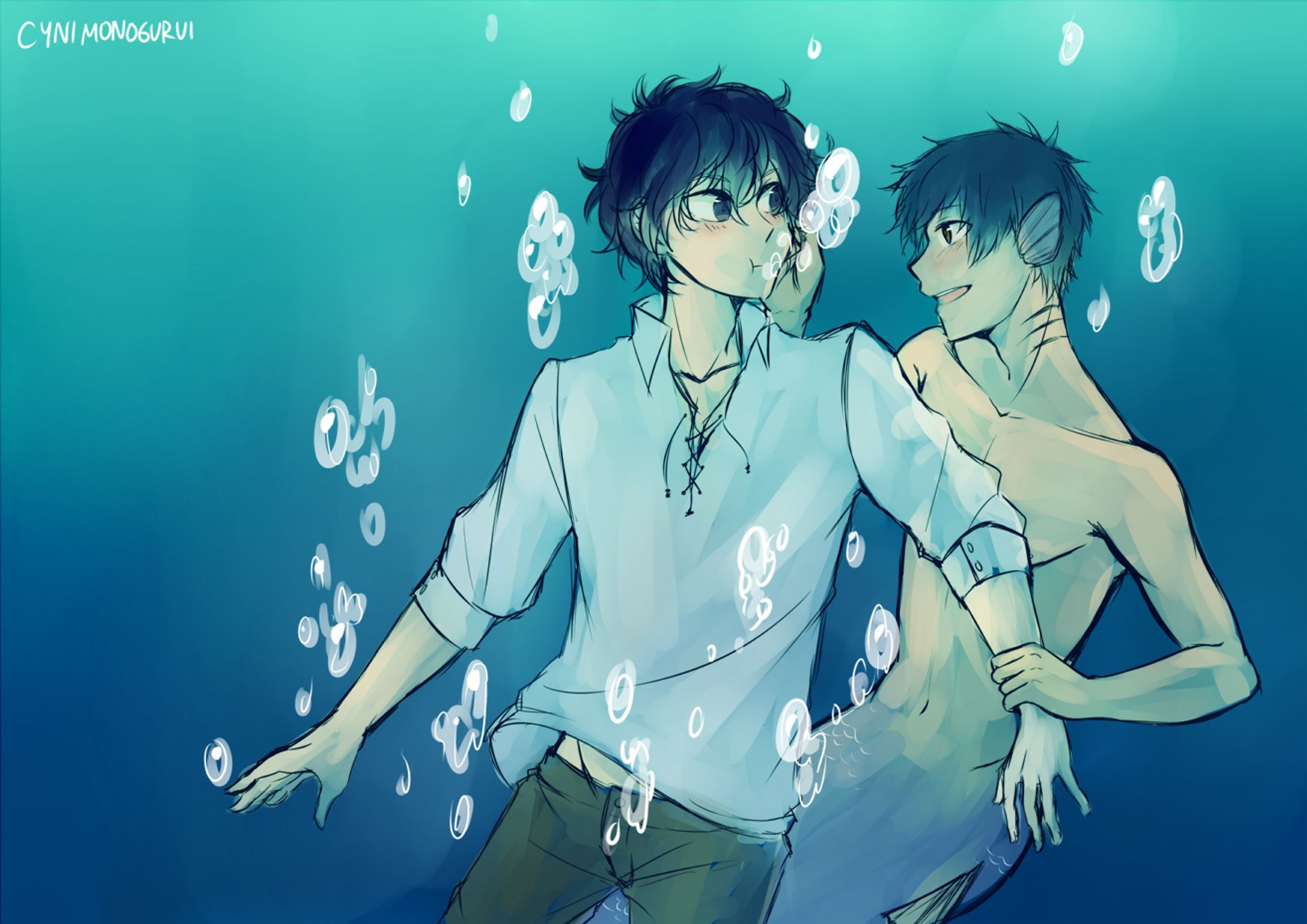 Persona 5 Mermaid AU-1