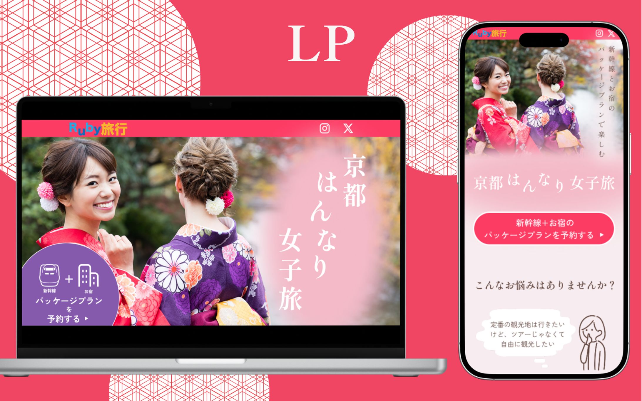 【Her Tech架空案件】旅行パッケージプランLP-1