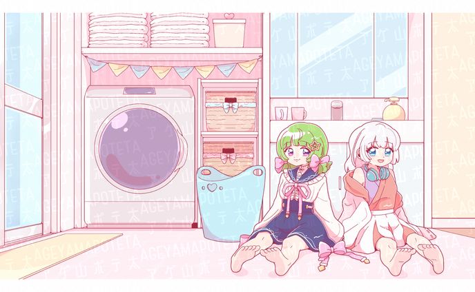 歌ってみたイラスト/長月みるく・碧生りょう