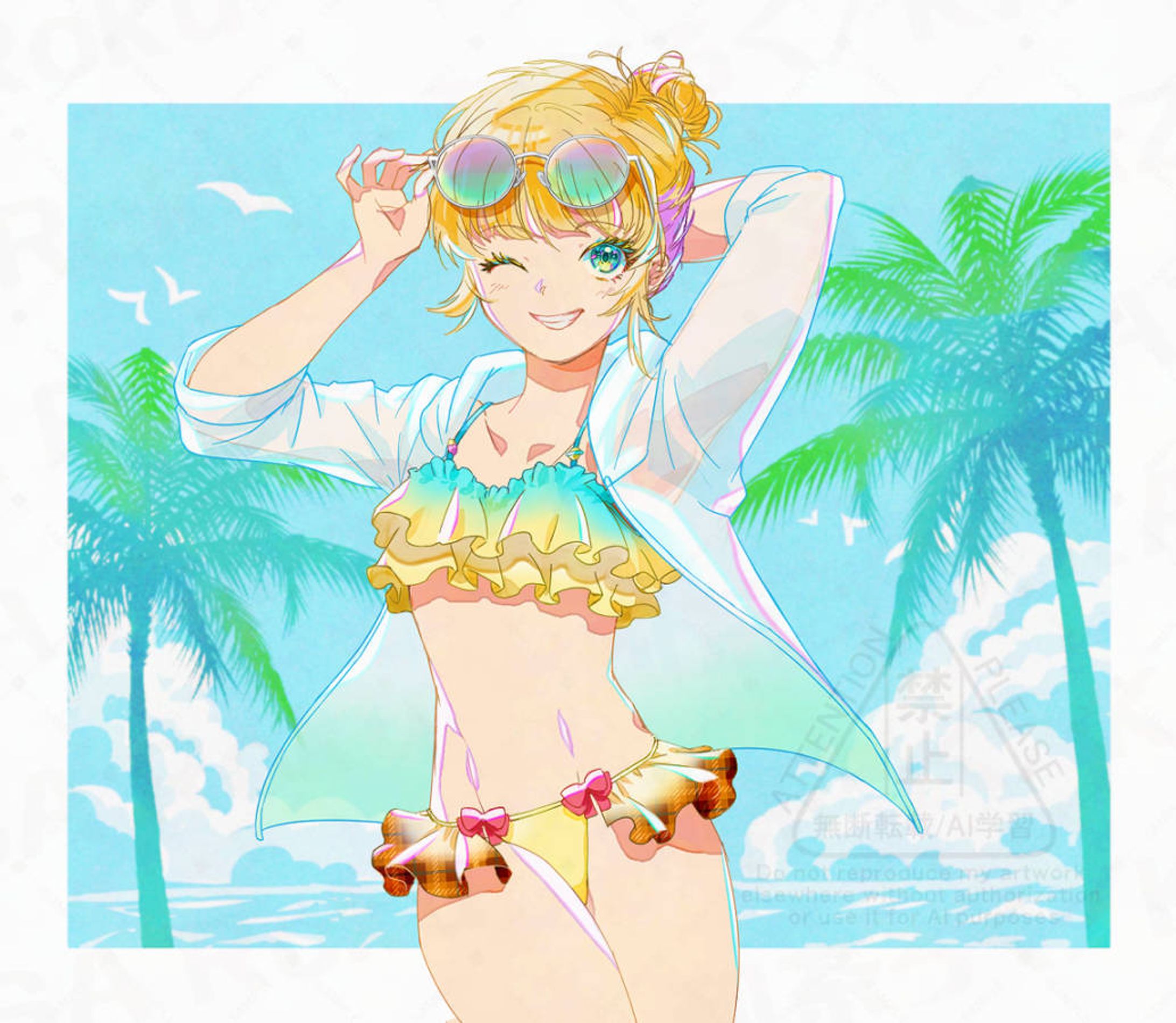 ［イラスト］夏の宇舞いもさん-1