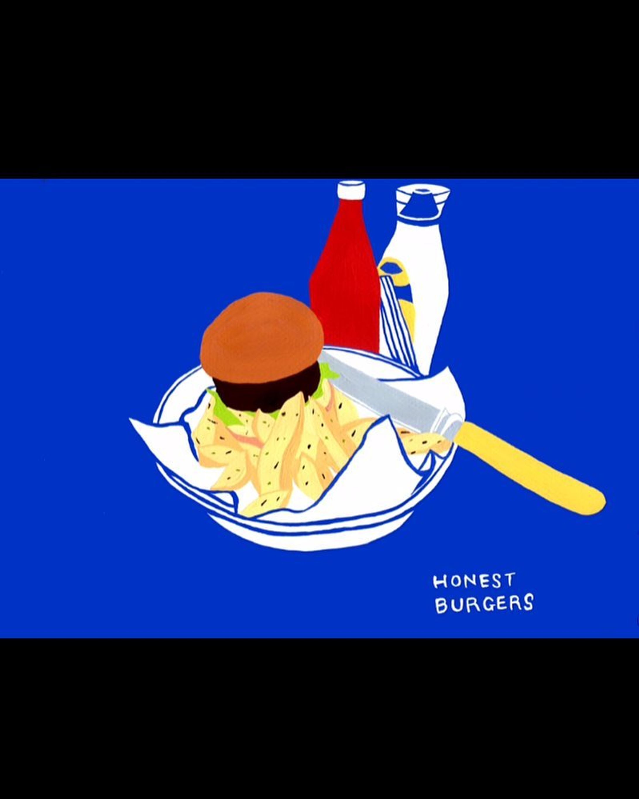#honestburger #burger #london #uk #soho #travel #potato #illustration #illustrator #fashion #magazine #england #カフェ #旅行 #イラスト #アート #ファッション #雑誌 #装丁 #ハンバーガー #ロンドン #イギリス #ポテト #コーヒー #アート #ブルータス #lfw-1