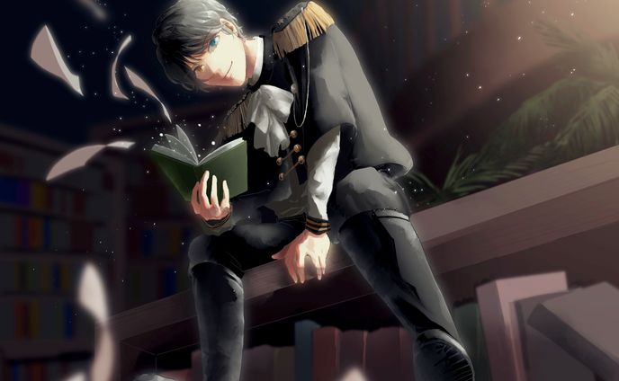 図書館で君を待っている