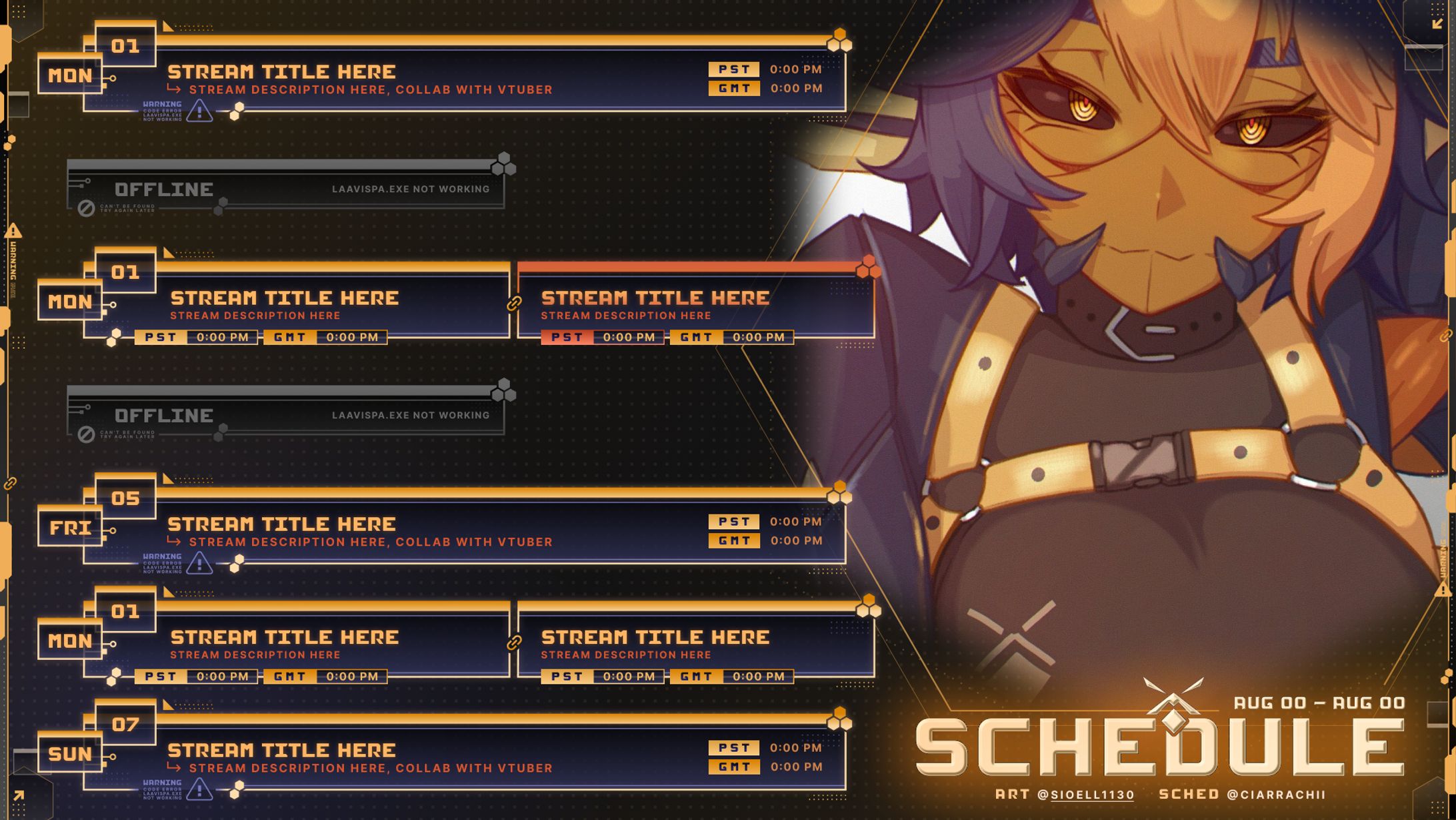 La Avispa - Stream Schedule-1