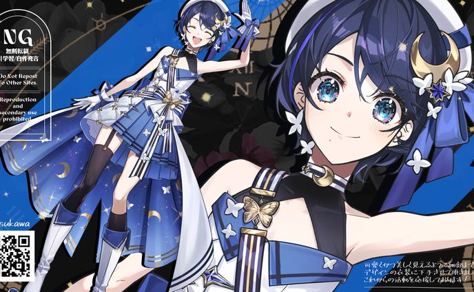 【SKIMA依頼】動画用サムネイル立ち絵