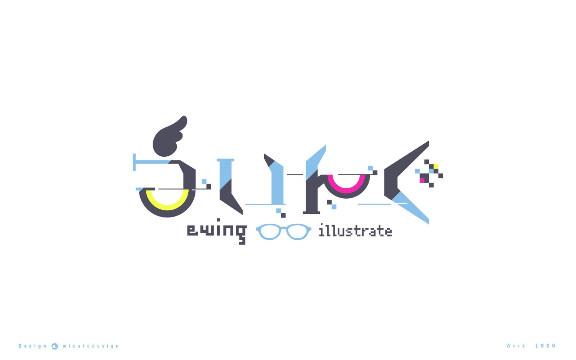 イラストレーター ういんぐ様 ロゴデザイン-1