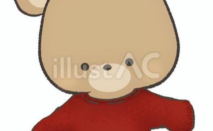 セーター出来た！
https://www.ac-illust.com/main/detail.php?id=23339778
　＃クマ　＃イラスト　＃イラストAC　＃かわいい　＃ほのぼの　＃ほっこり　＃動物