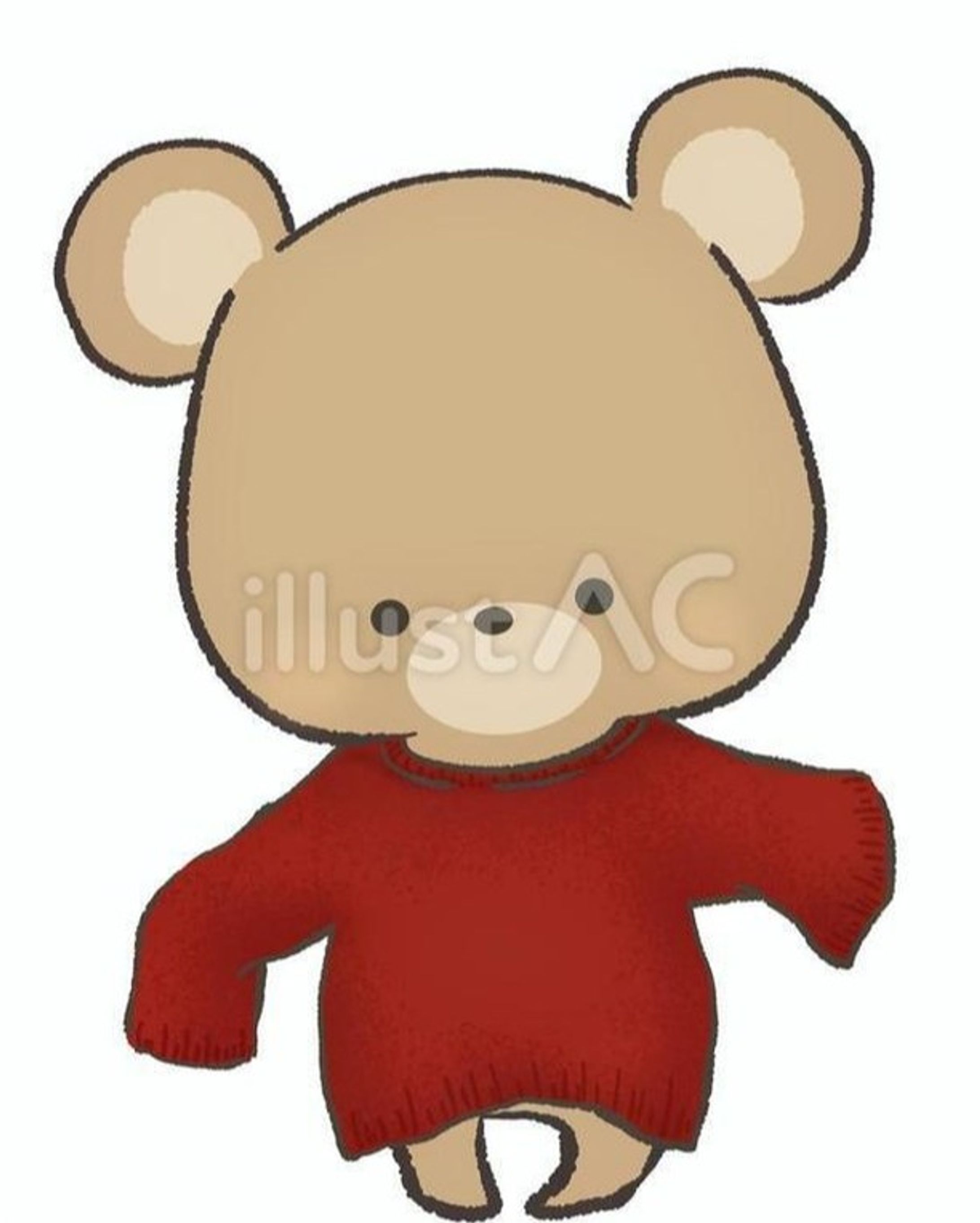 セーター出来た！
https://www.ac-illust.com/main/detail.php?id=23339778
　＃クマ　＃イラスト　＃イラストAC　＃かわいい　＃ほのぼの　＃ほっこり　＃動物-1
