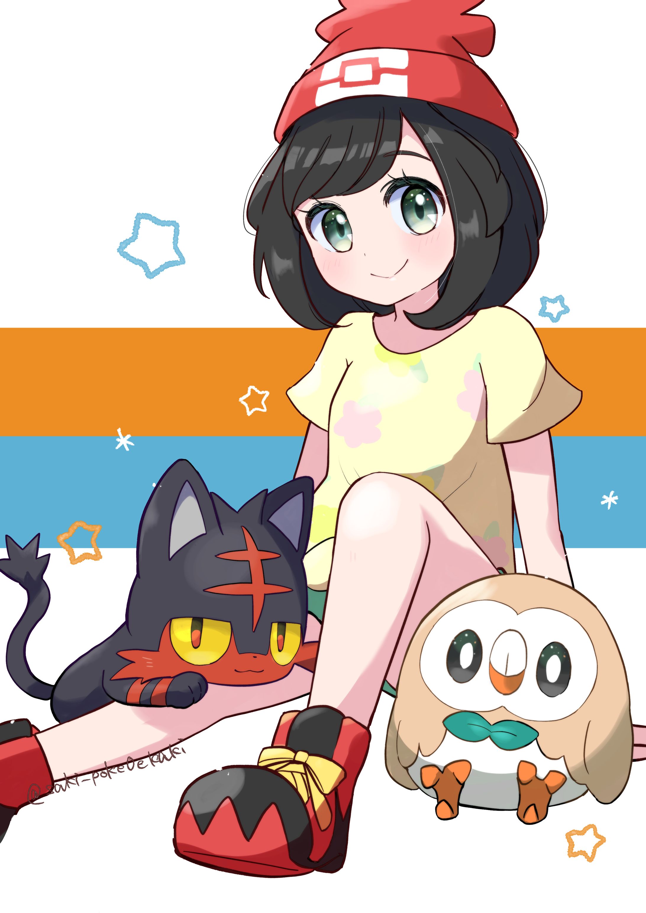 おすわり女主人公ちゃん　ミヅキ(Selene)-1