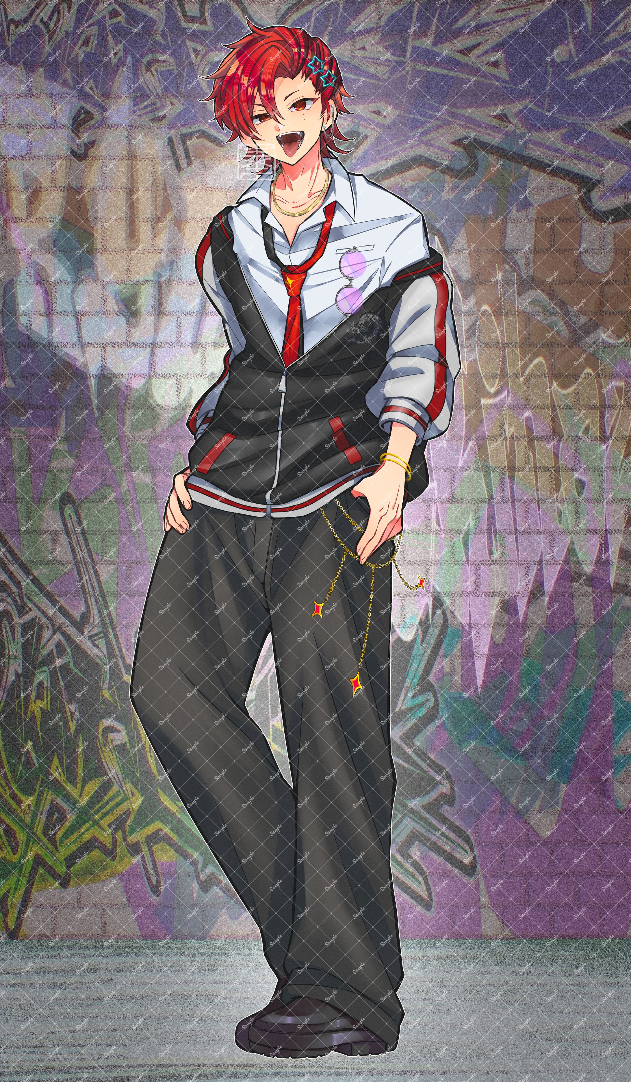 【work】りゅーやで様【立ち絵イラスト】-1