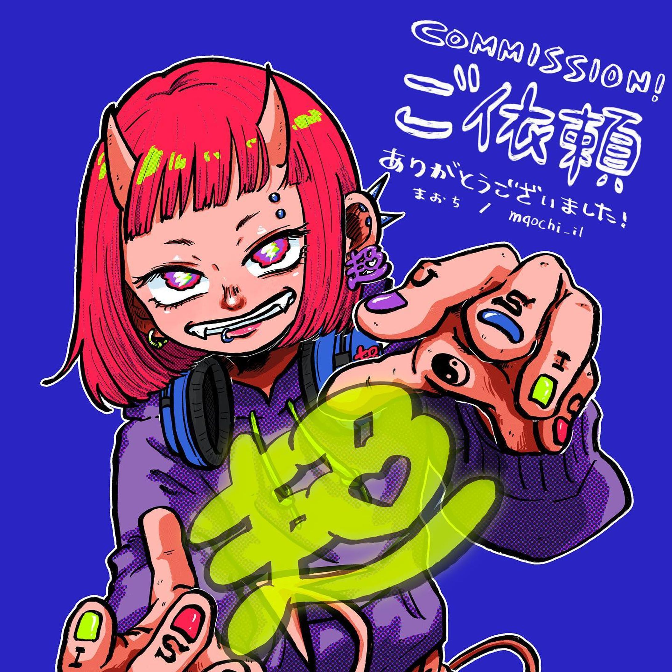 【 #有償依頼 】
音楽フェスのメインビジュアルキャラクターのご依頼でした！
デザインお任せして頂きやした、楽しかったです🔥😈
この子が活躍するのを楽しみにしております！

#イラスト #絵 #procreate #illustration #illustrator #artistoninstagram #イラストグラム #イラスト好きな人と繋がりたい #絵描きさんと繋がりたい #일러스트 #만화 #art #drawing #manga #有償依頼受付中 #有償依頼 #VTuber-1