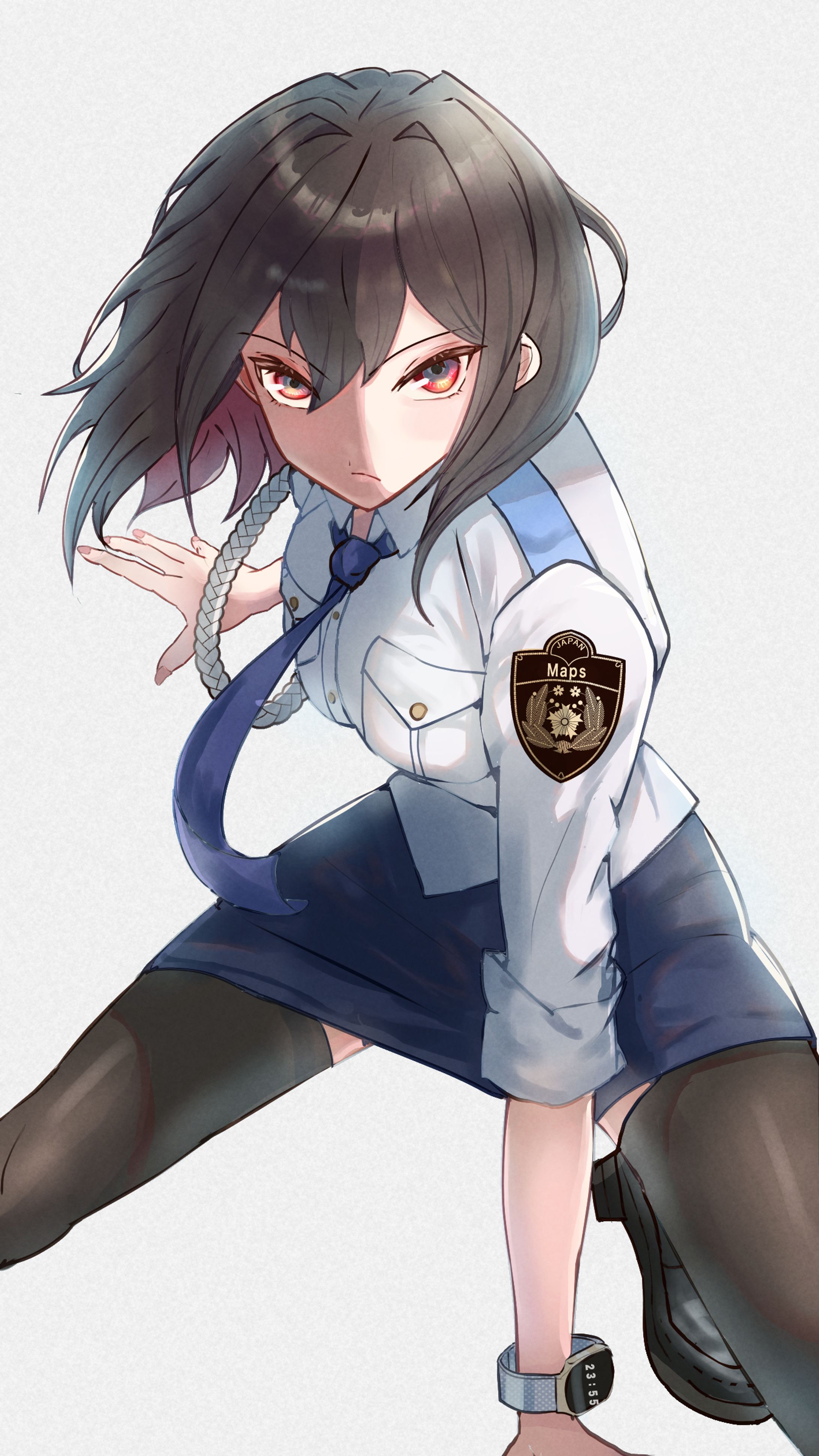 警備官の女の子(Security guard girl)-1