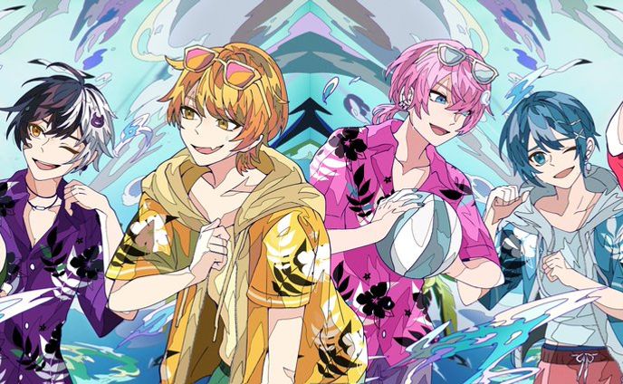 AMPTAKxCOLORS様/オリジナル楽曲「アラブルラブ」動画内イラスト