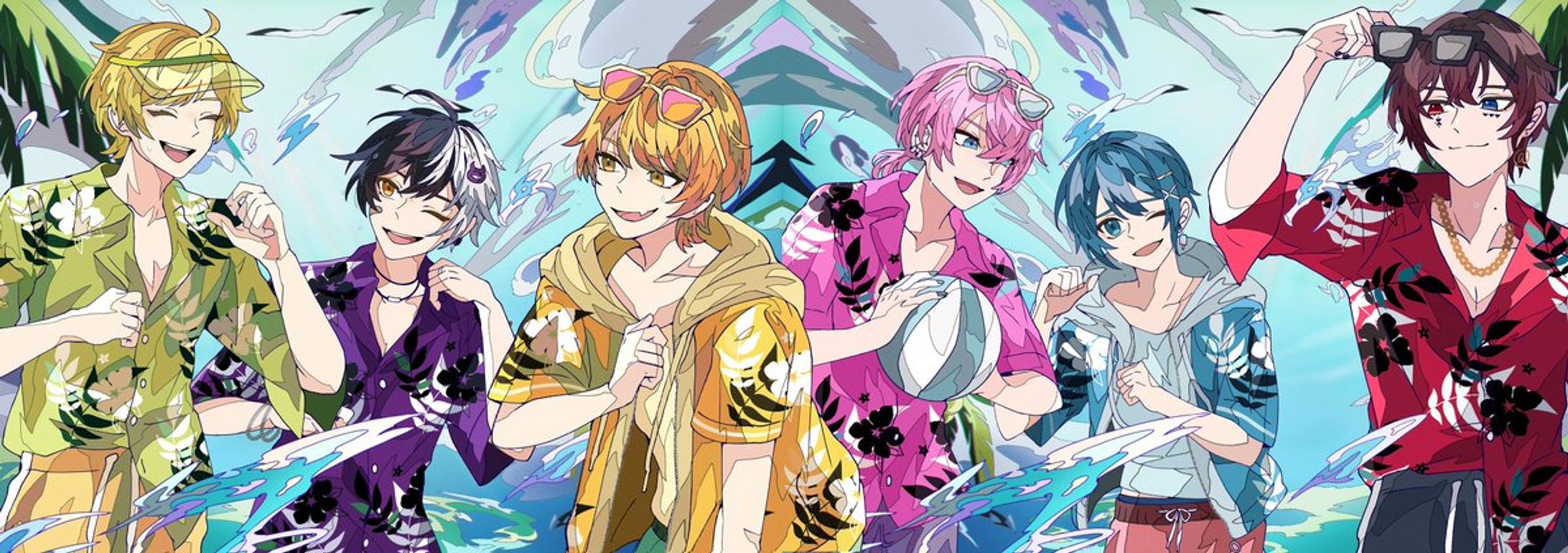 AMPTAKxCOLORS様/オリジナル楽曲「アラブルラブ」動画内イラスト-1