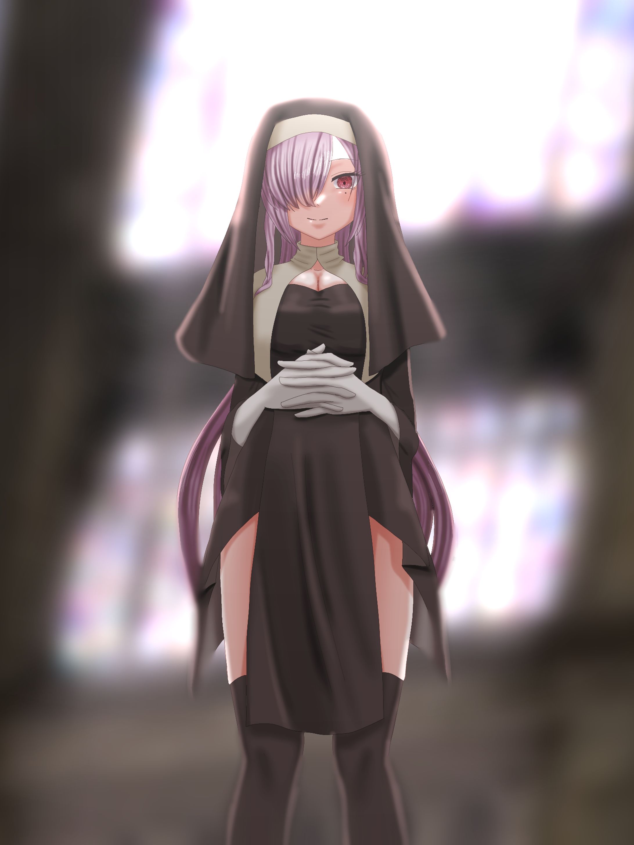 ハロウィンイラスト(自探索者  シスター)-1