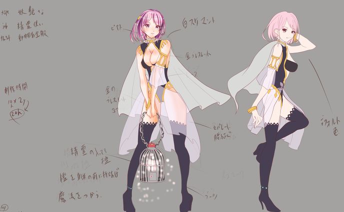 ファンタジー風キャラクターデザイン