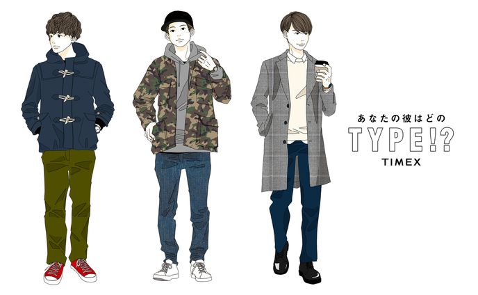 icon、ファッションイラスト