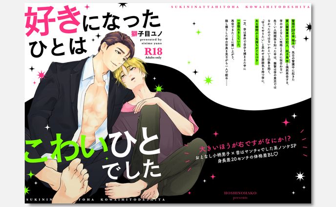 「好きになったひとはこわいひとでした」表紙デザイン