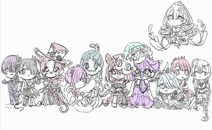 学生、立ち絵イラスト