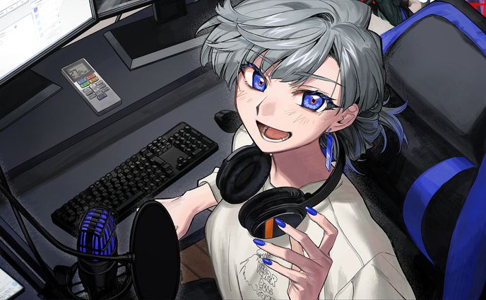 背景ありイラスト（株式会社RK Music様）