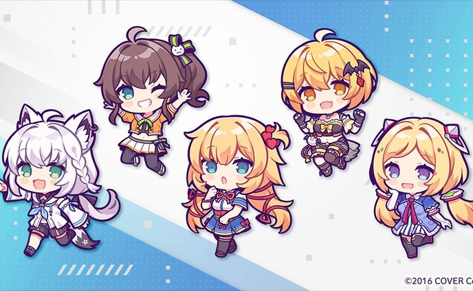 【SDイラスト】ホロライブ夏祭り×アトレ秋葉原 ポップアップストア用グッズ