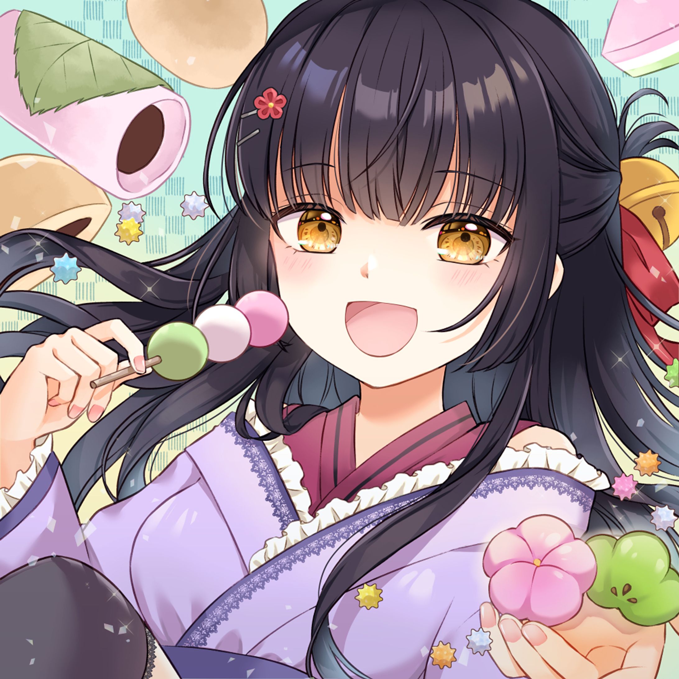 和菓子と少女-1