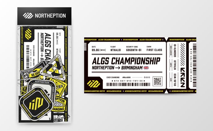 NORTHEPTION ALGS CHAMPIONSHIP Anniv sticker