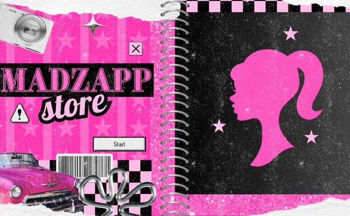 ໑ 🛋️ 🍮 ° ᱹ pink y2k barbie themed ゜