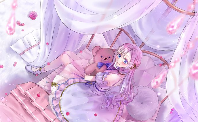 紫雨音 キービジュアルイラスト