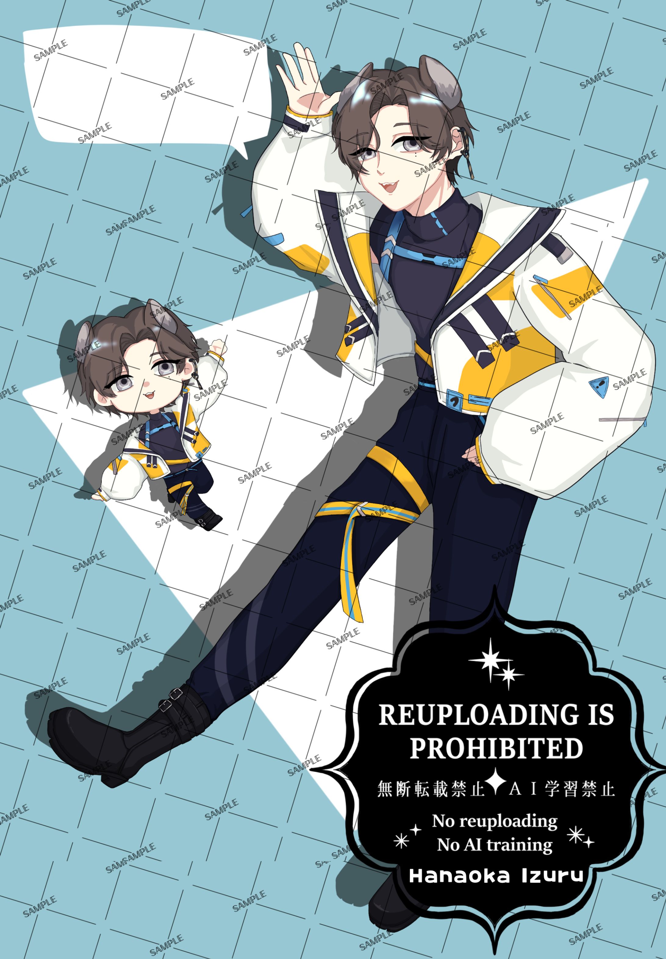 【ご依頼実績】立ち絵＋ミニキャラセット①-1