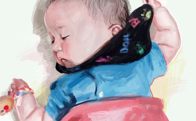 赤ちゃん/似顔絵