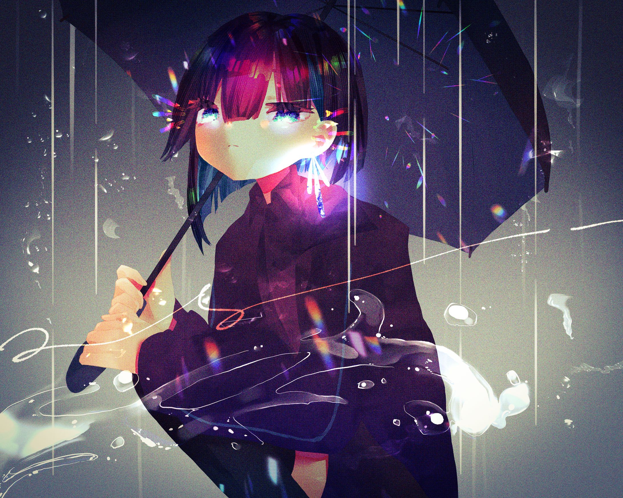 ボカデュオ2023「鈍色ペトリコール」MVイラスト-1