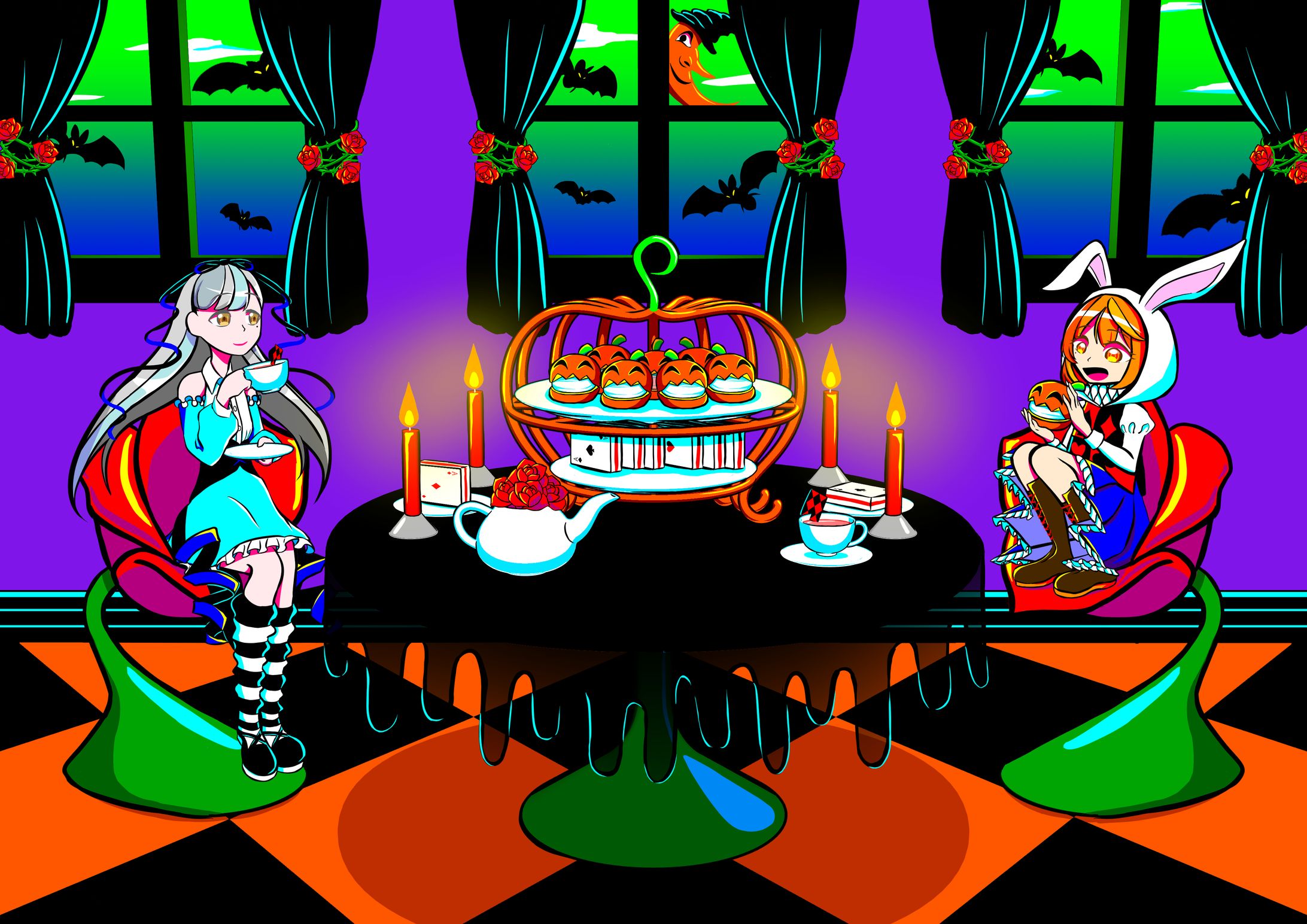 Crossing Realファンアート ハロウィン × アリス-1