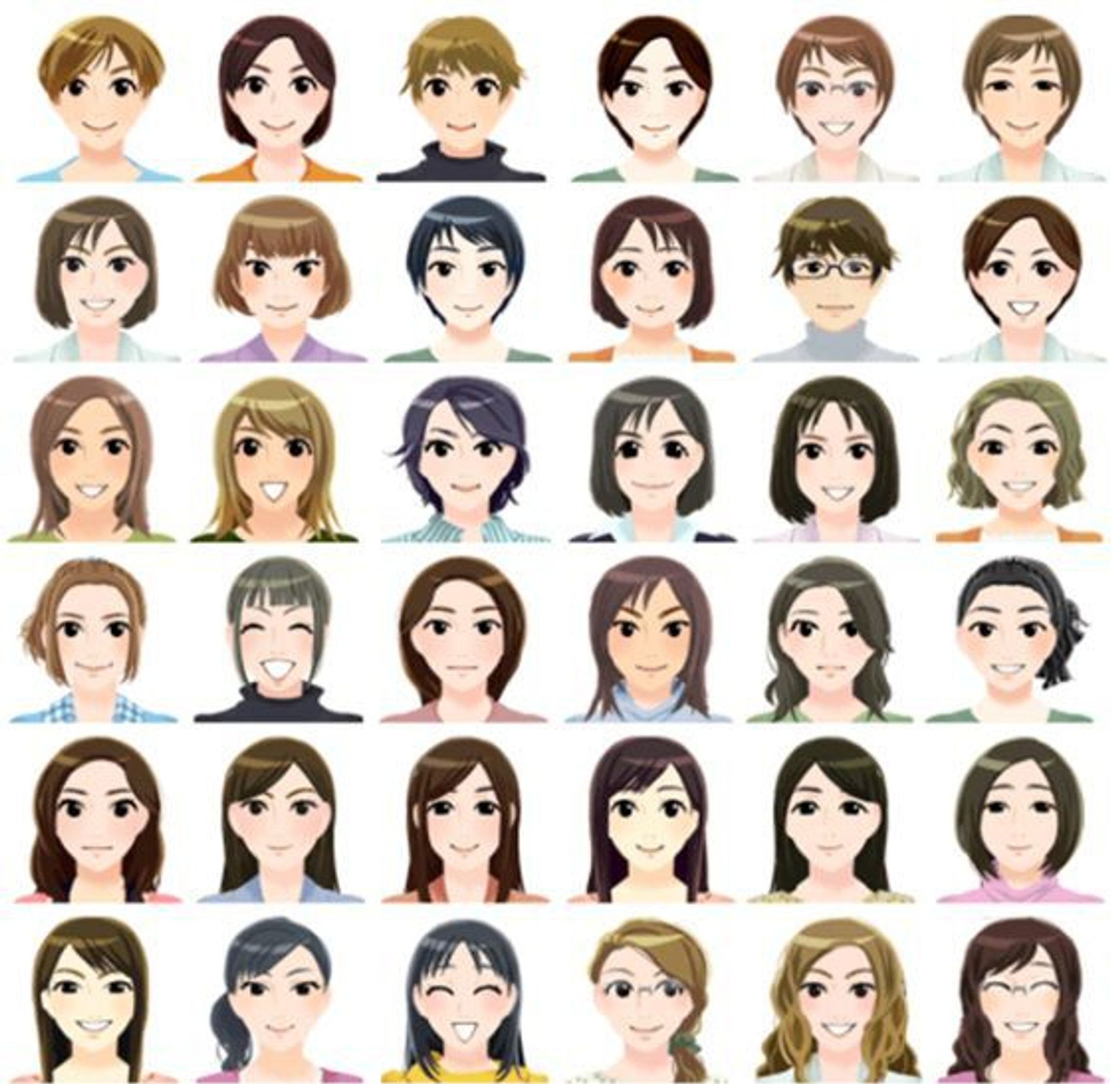 婚活サイトプロフィール用アイコン-1
