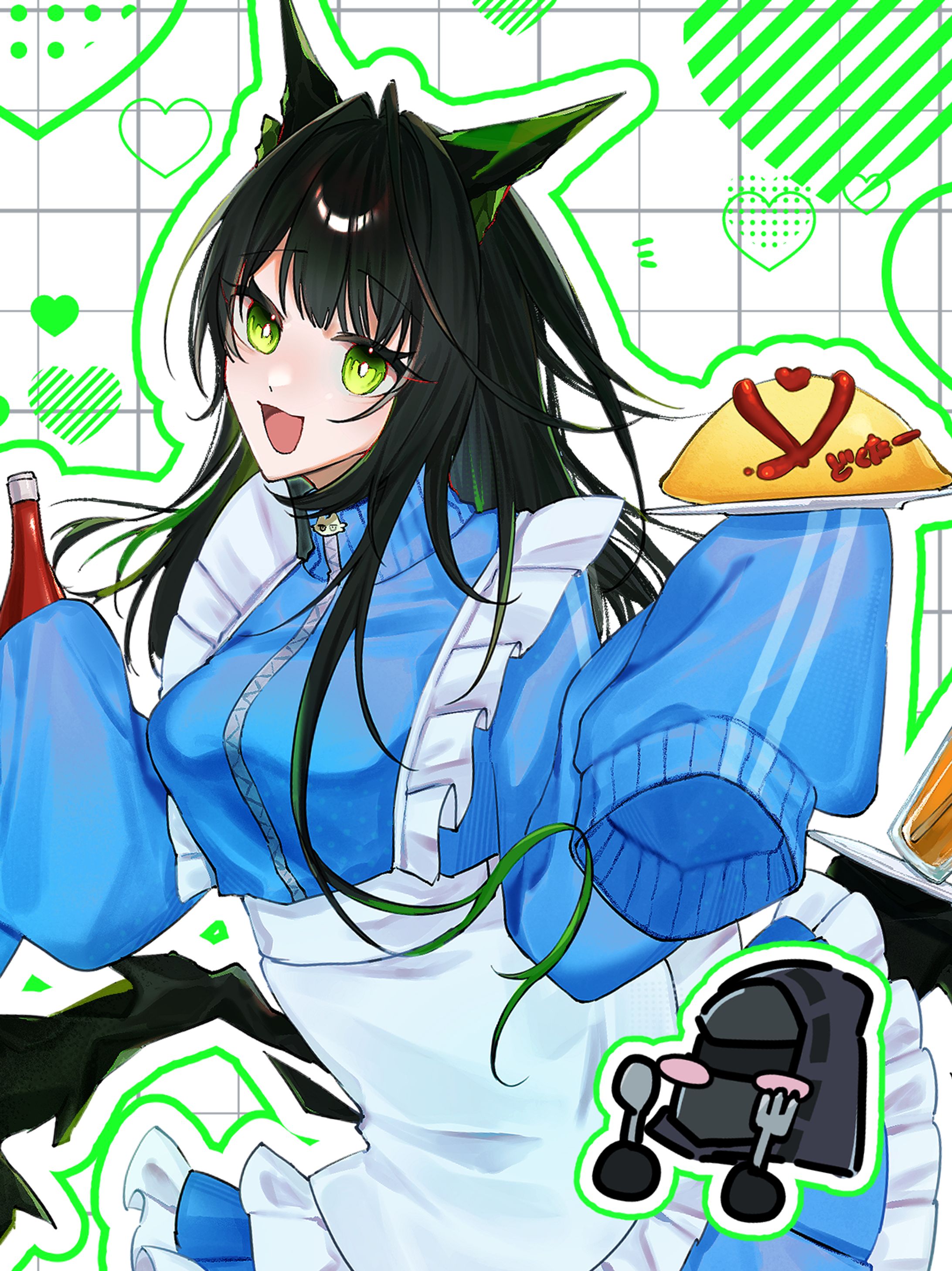 趣味絵：ジャージメイドMon3tr-1