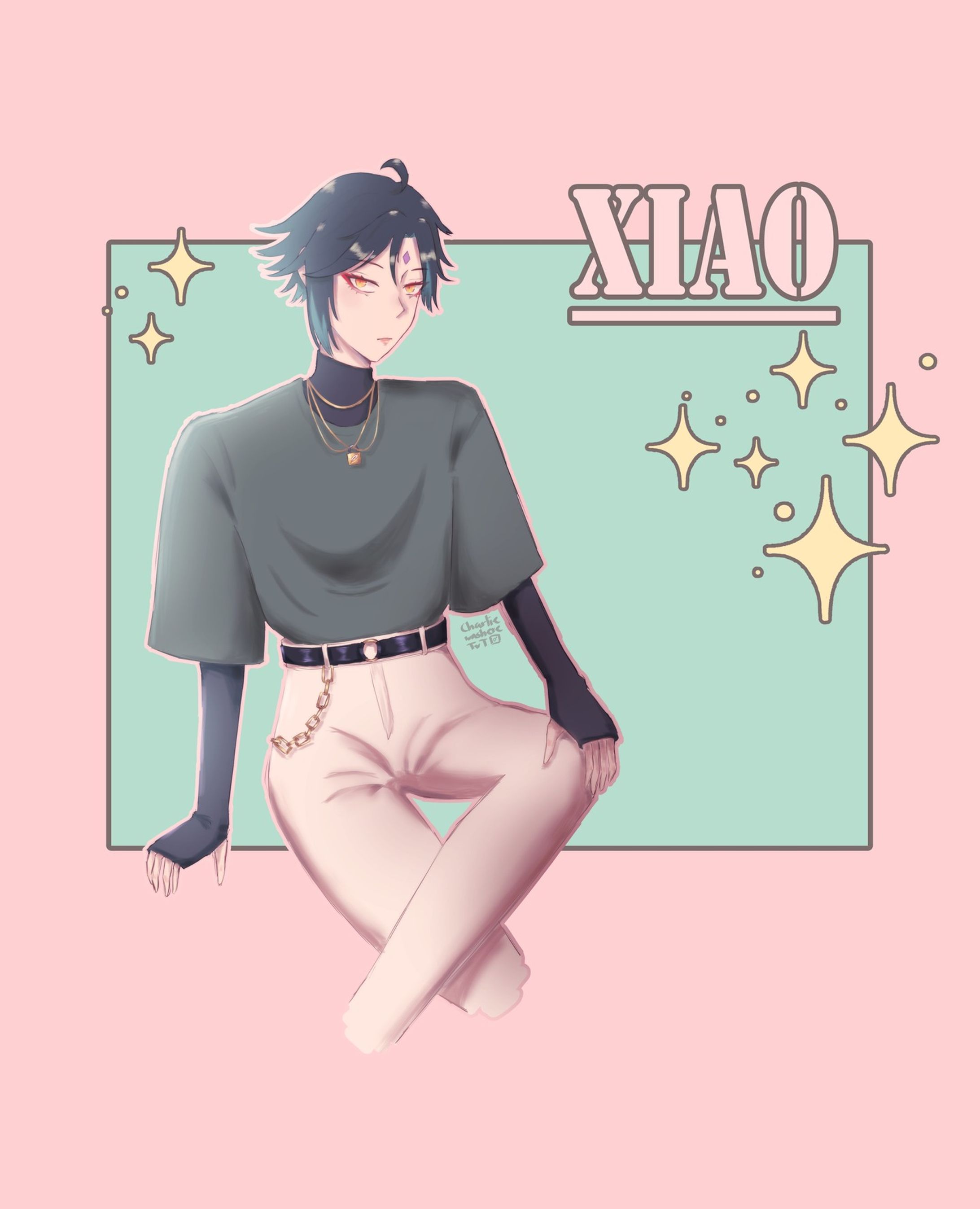 modern version Xiao!!!!
現代版魈！！！

~~~
#xiao #xiaogenshinimpact #xiaofanart #modernxiao #xiaomodern #modernxiaofanart #genshinimpact #xiaofanart #genshinimpactfanart #liyue #liyuefanart #原神 #魈 #璃月 #fanart #gamefanart #animestyle #digitalart-1