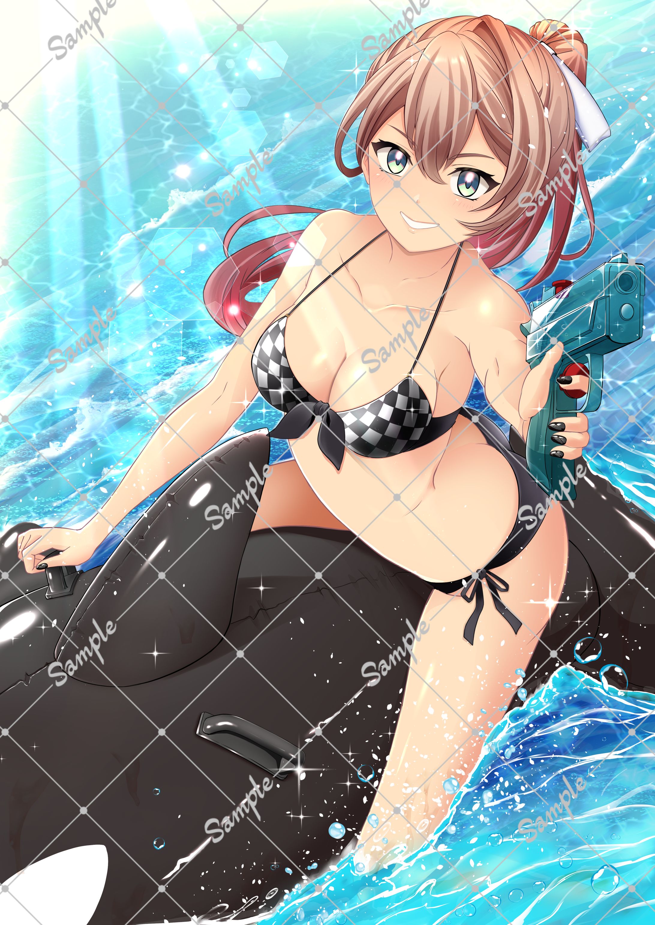 【work】スパナS87様　水着イラスト-1