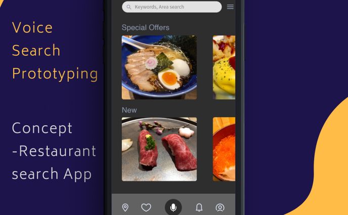 Restaurant search App UI design