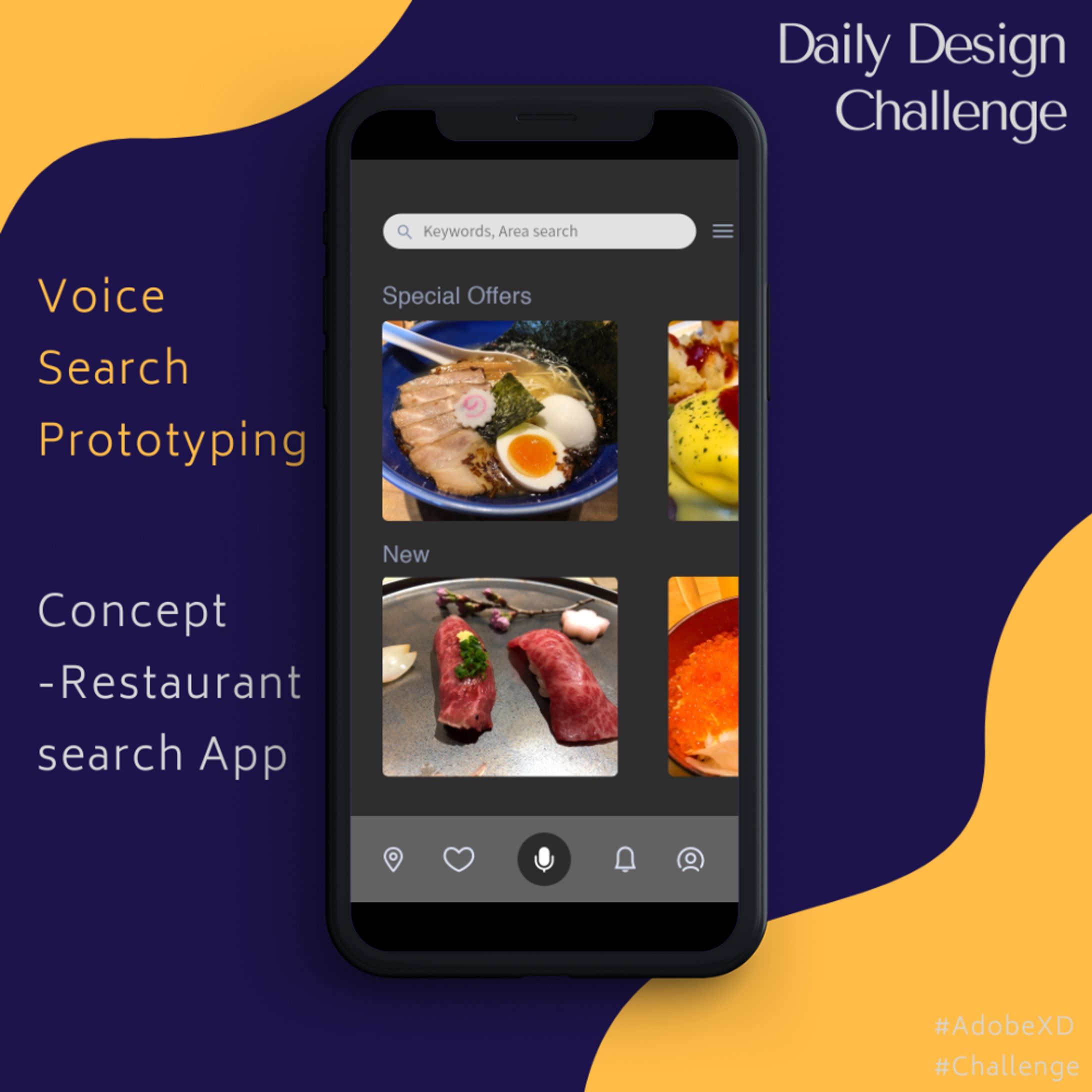 Restaurant search App UI design-1
