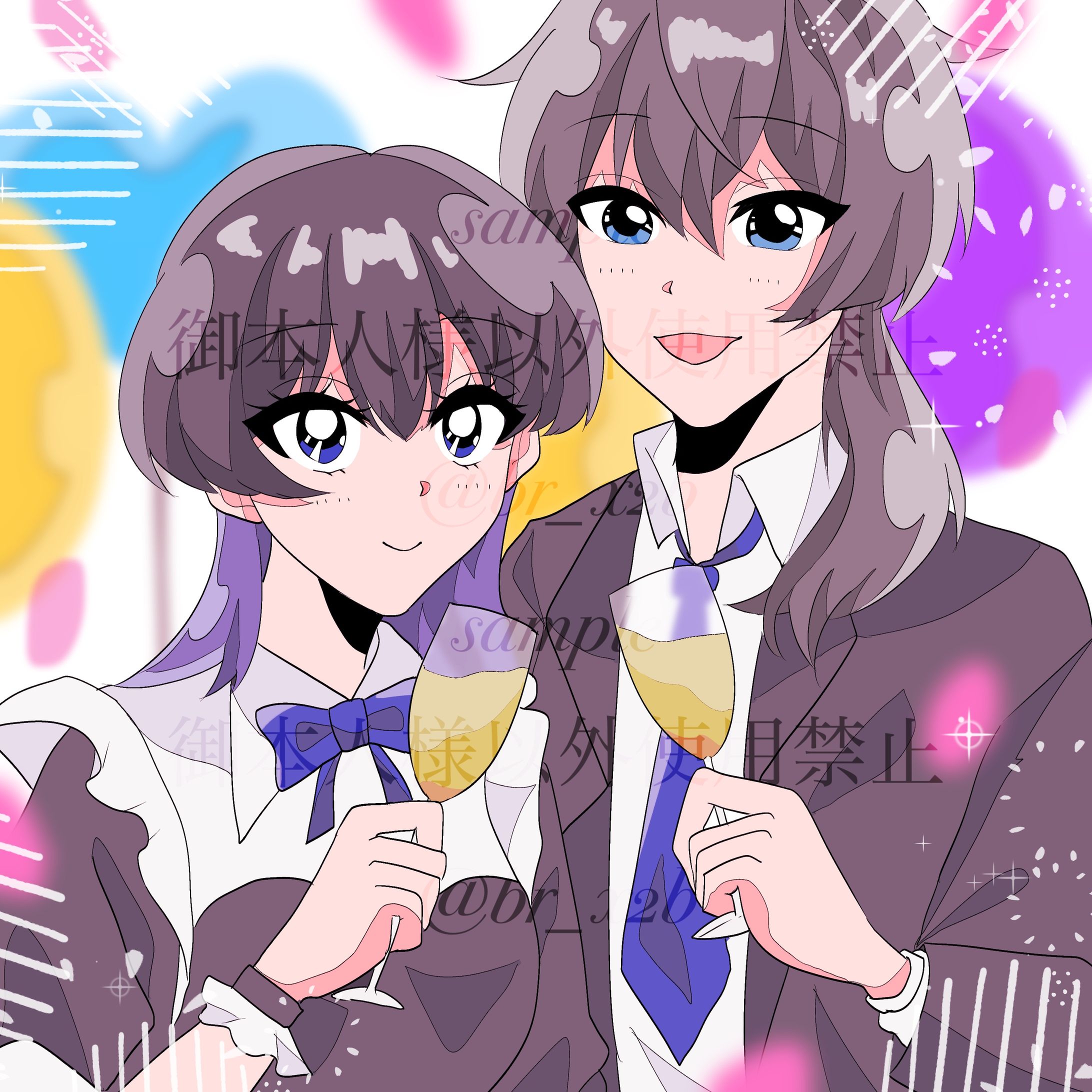 80年代風の絵柄-1