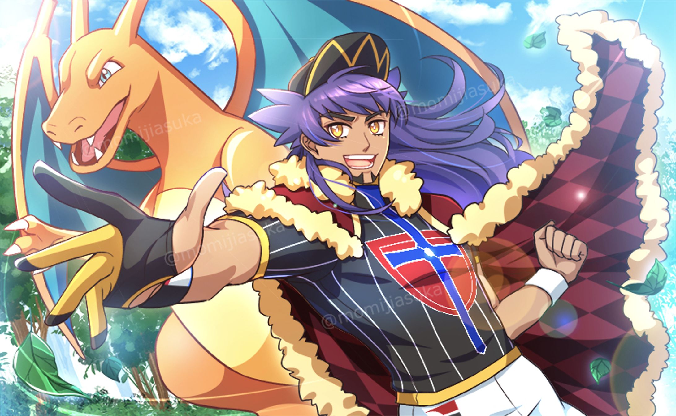 【ファンアート】ポケモン剣盾　ダンデさん-1