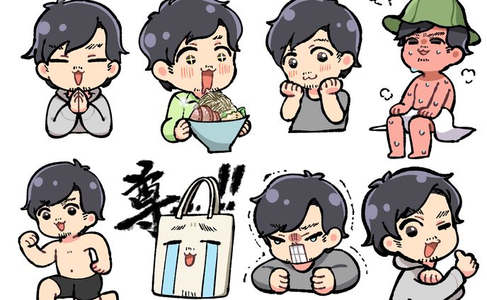 スタンプ･sdイラスト、lmu
