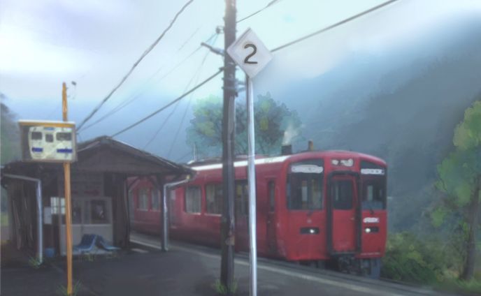 背景イラスト　デッサン　ボールペン画など