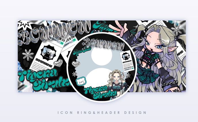 Icon ring&header / 蝶喃しるふ