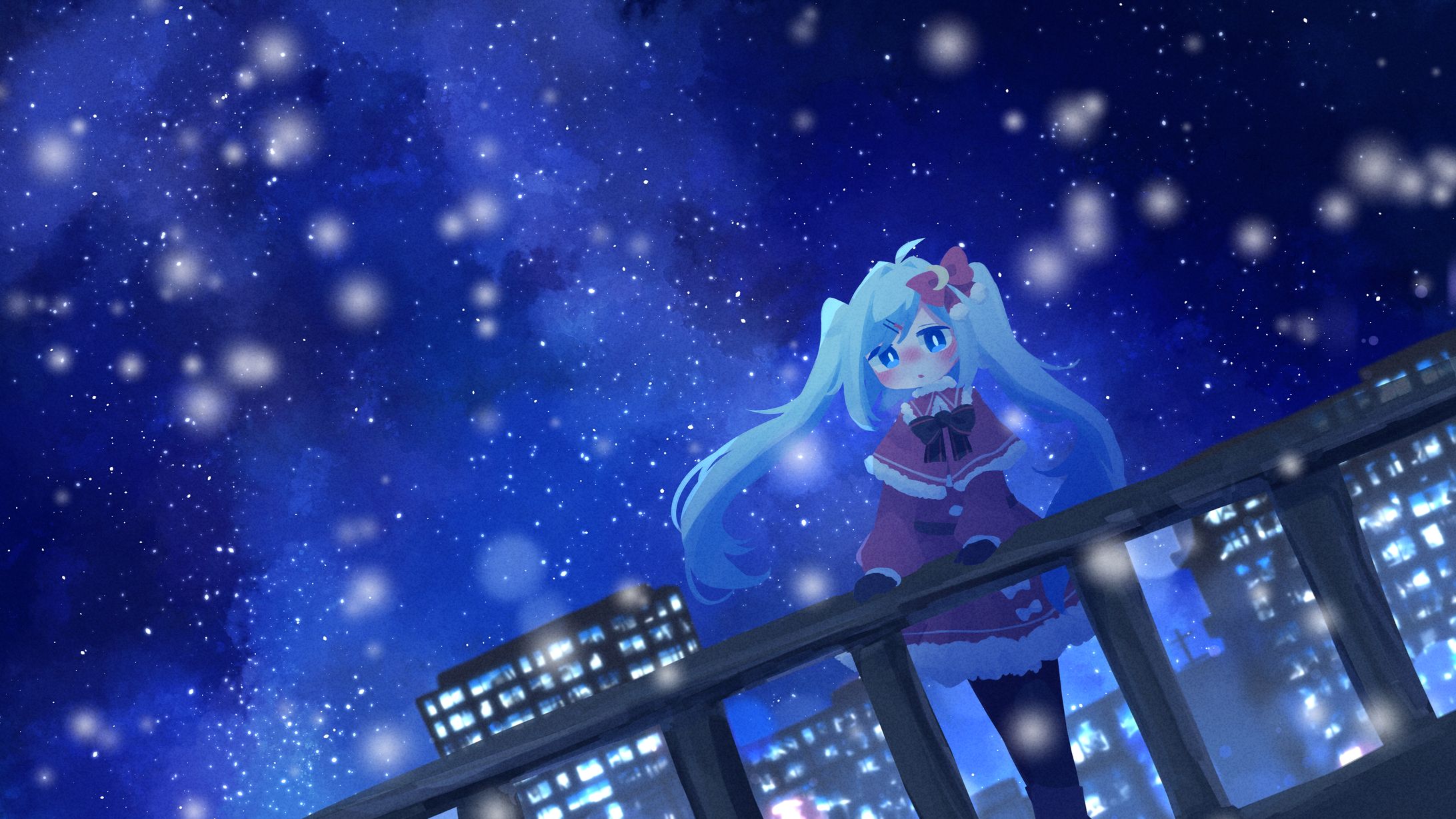 Lunabitt.様楽曲「恋色イルミネーション」イラスト-1