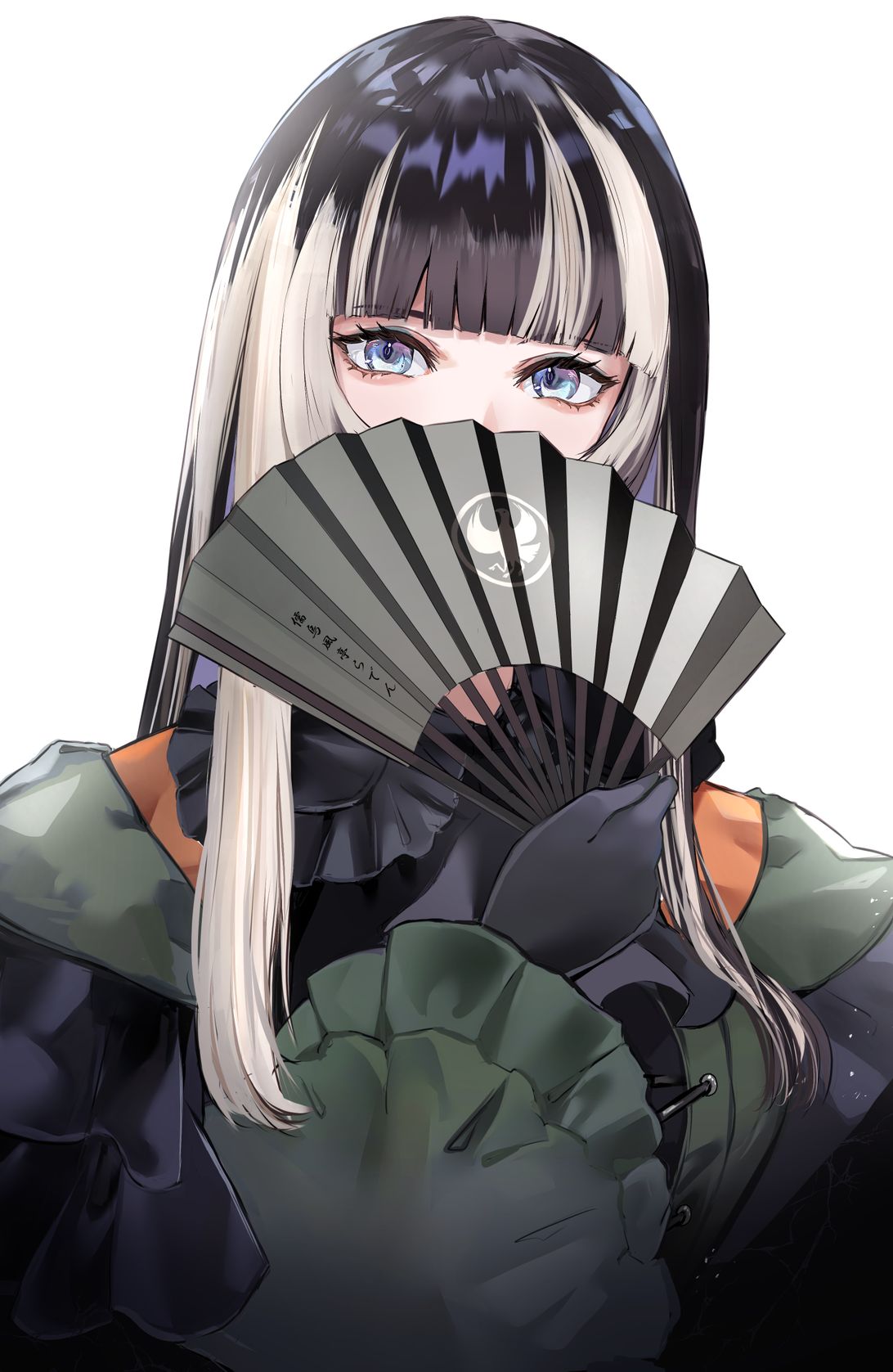 二次創作】ホロライブ 儒烏風亭らでん【ラインアート】