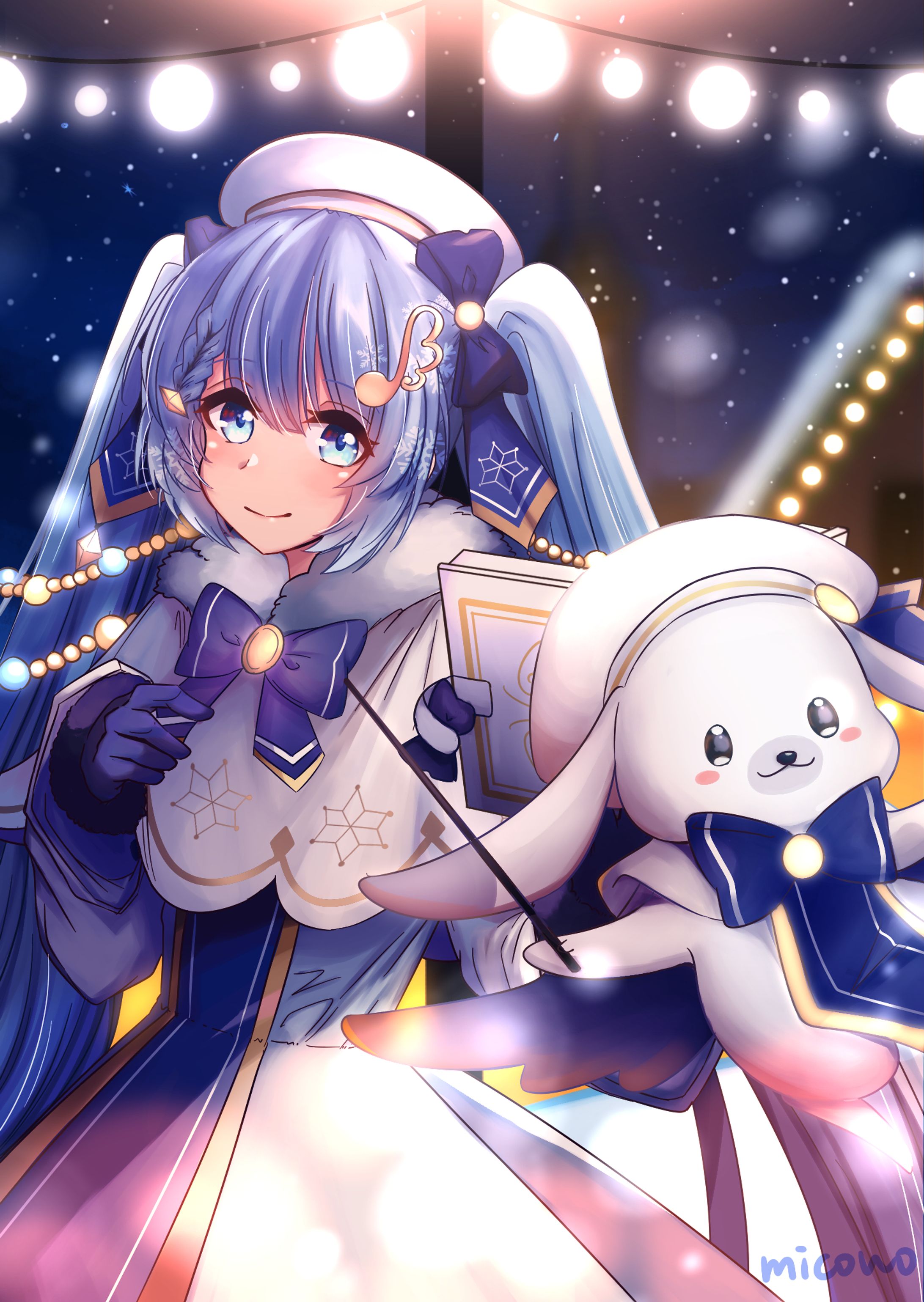 [ファンアート] 雪ミク- イラスト-1